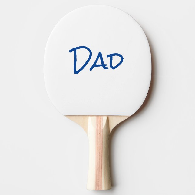 Pappa Fars dag Simple Blue Pingisracket (Framsidan)