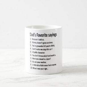 Pappa Favorite Ord Fars dag Gift Kaffemugg