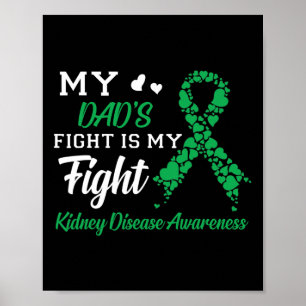 Pappa Fight är min medvetenhet om sjukdomen Kidney Poster
