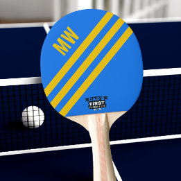 Pappa First Fars dag Blue Ping Pong Paddle Pingisracket