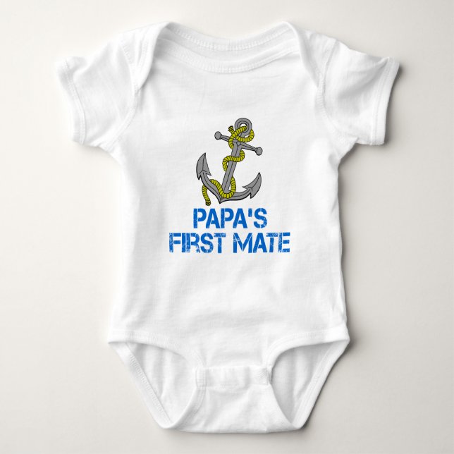 Pappa First Mate T-shirt (Framsida)
