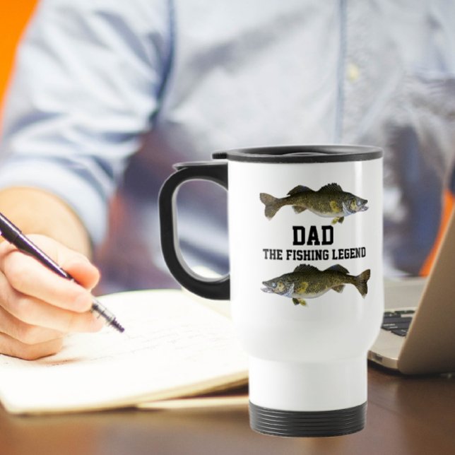 Pappa Fishing Legend Walleye Fish Fars dag Resemugg (Skapare uppladdad)