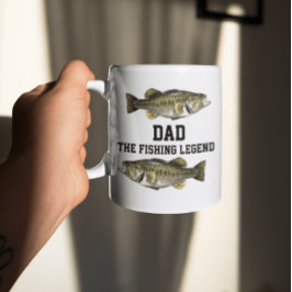 Pappa: Fiske efter släktet Bass Fiske Far Sports Mugg