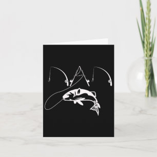 Pappa Fiske Fiskare Pappa Fars Dag Present T-Shirt Kort