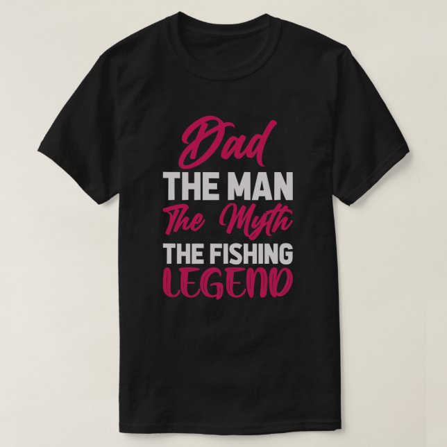 Pappa Fiskefartygdag eller Fars dag T Shirt (Design framsida)
