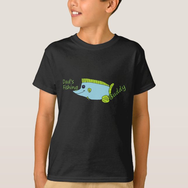 Pappa fiskekompisen lurar skjortan t shirt (Framsida)