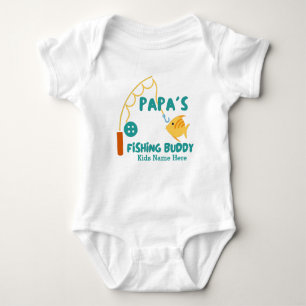 Pappa Fisking Buddy Baby T Shirt