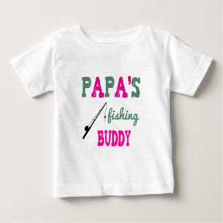 Pappa Fisking Buddy Baby Tee (rosa)