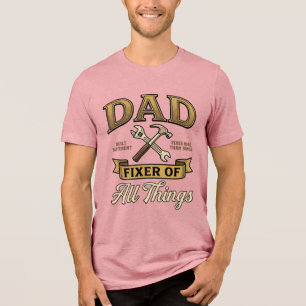 Pappa Fixare av Alla Gamla Ting Graverad Tröja_1 T Shirt