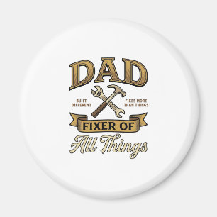 Pappa Fixare av Alla Ting Vintage Graverad Tröja_1 Magnet