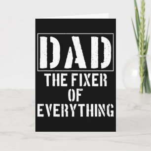 Pappa Fixaren Av Allt Roligt Fars Dag Kort
