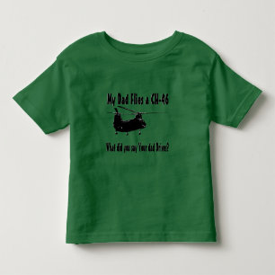Pappa flyger en CH 46-helikopter Tee Shirt