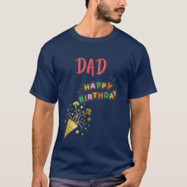 Pappa födelsedag Far Golden Abundance Personlig T Shirt