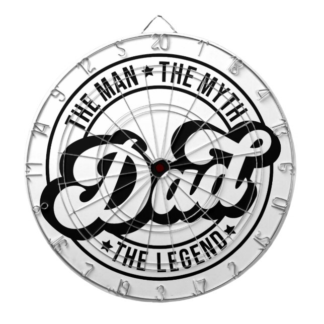 Pappa födelsedagspresent Fars dag & Julklapp Darttavla (Framsidan)
