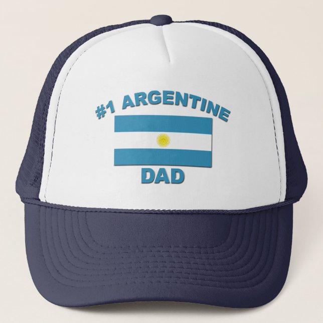 Pappa för argentinare #1 truckerkeps (Framsida)