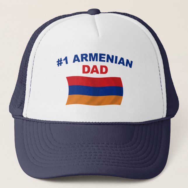 Pappa för armenier #1 truckerkeps (Framsida)