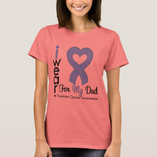PAPPA för band för prostatacancerhjärta T Shirt
