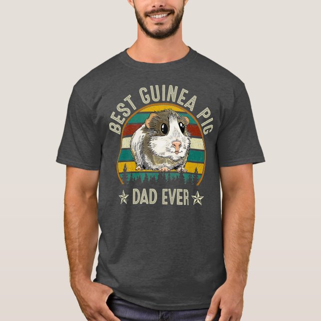 Pappa för bästa Guinea Gris Pappa Alltid snålt Gui T Shirt (Framsida)