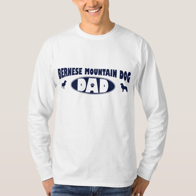 Pappa för Bernese berghund Tee Shirt (Framsida)