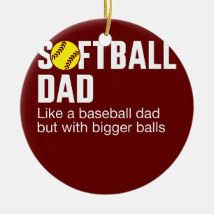Pappa för fars dag från dotter julgransprydnad keramik