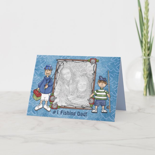 Pappa för fiske #1 kort (Framsida)