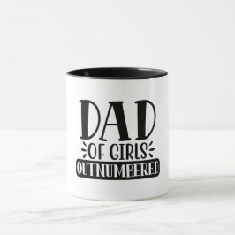 Pappa för flickor som är fler än mugg