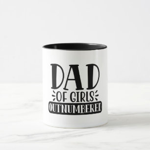 Pappa för flickor som är fler än mugg