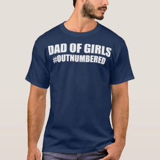 pappa för flickor som inte är numrerade t shirt