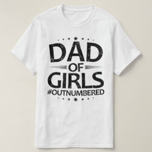 pappa för flickor som inte är numrerade t shirt