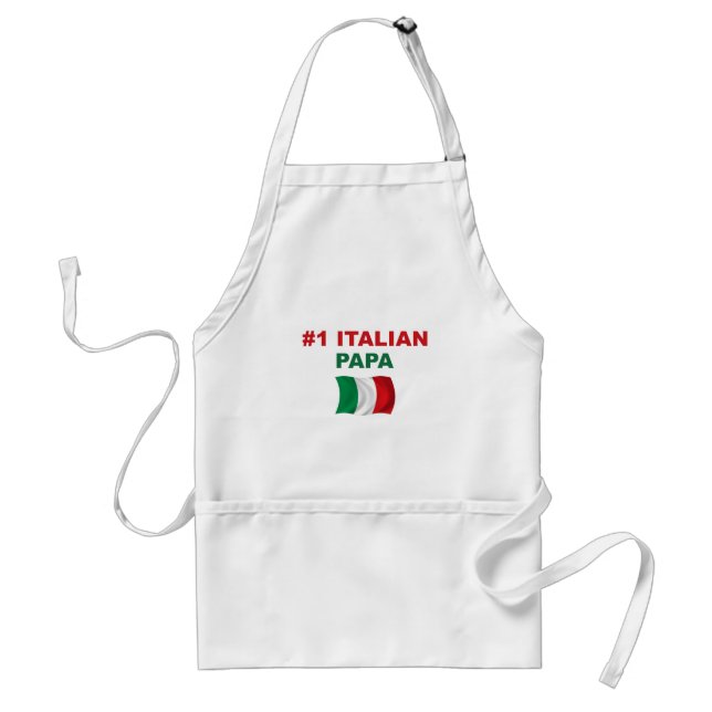 Pappa för italienare #1 förkläde (Framsidan)