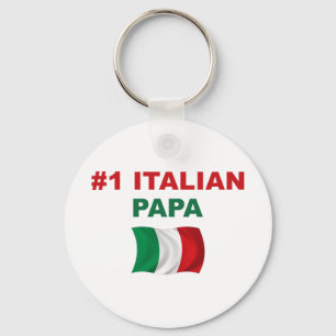 Pappa för italienare #1 nyckelring