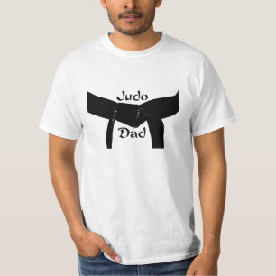 Pappa för Judo för kampsportsvartbälte T-shirt