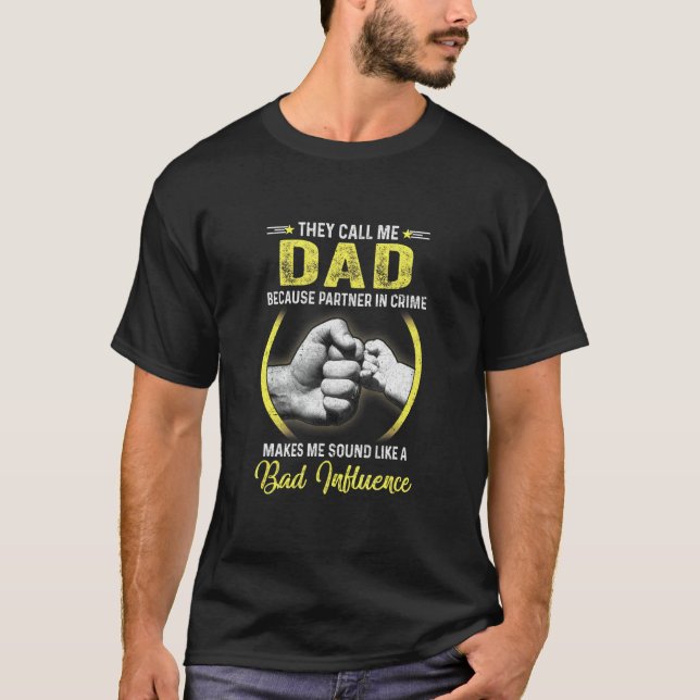 Pappa För manar De kallar mig Pappa T Shirt (Framsida)
