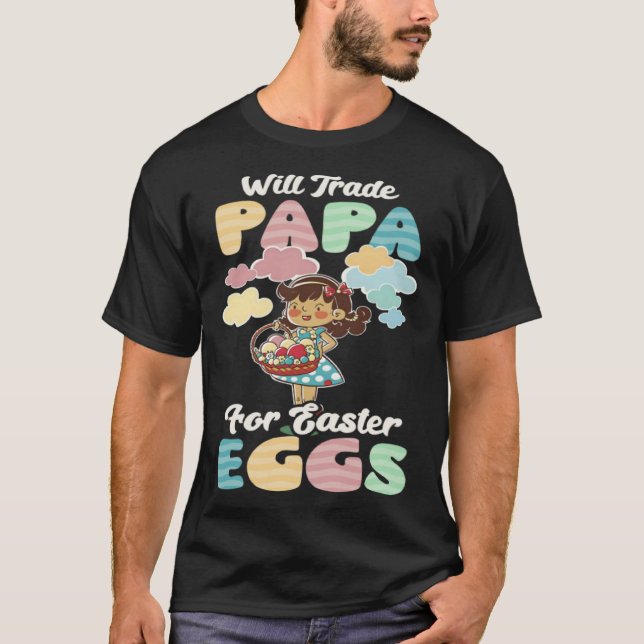 Pappa för Påskägg Christian Påsk T Shirt (Framsida)