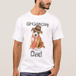 Pappa för Staffordshire tjurTerrier T-shirt