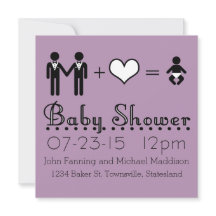 Pappa för symbol för personligbaby shower modern