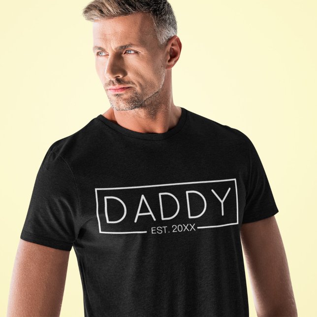 Pappa, första Anpassningsbarna år för ny pappa T Shirt (Skapare uppladdad)