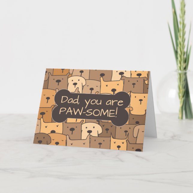 Pappa från alla oss, från den ynkliga födelsedagen kort (Framsida)