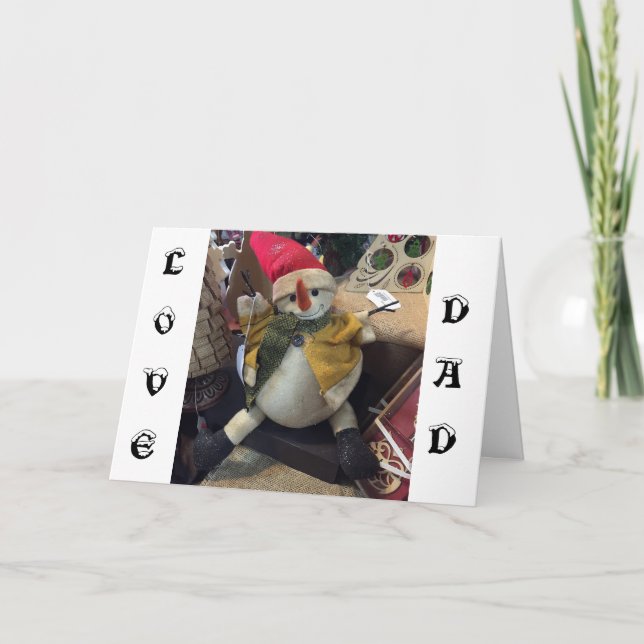 PAPPA=FRÅN DIN FAVORITKIDS I CHRISTMAS HELGKORT (Framsida)