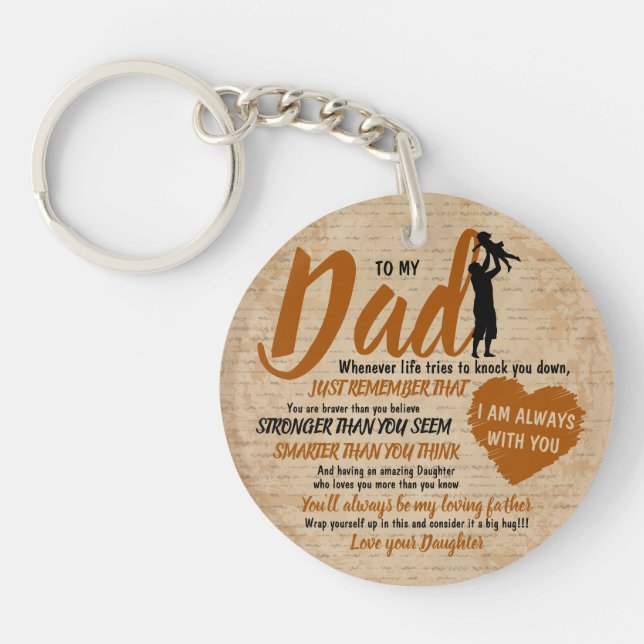 Pappa från dotter Fars dag-present (Framsidan)