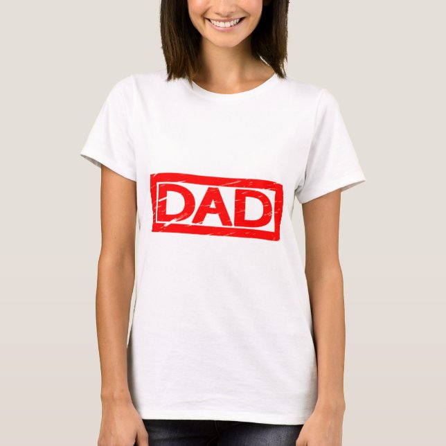 Pappa Frimärke T Shirt (Framsida)