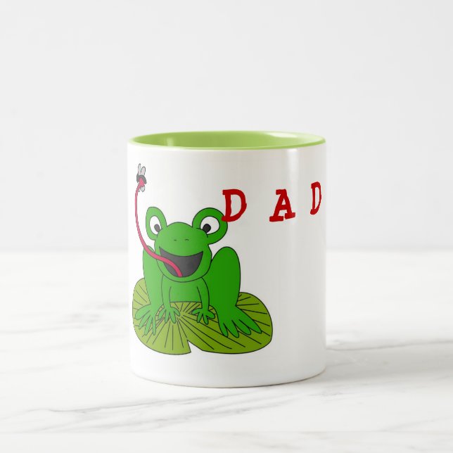 Pappa Frog On Lillyput Två-Tonad Mugg (Center)