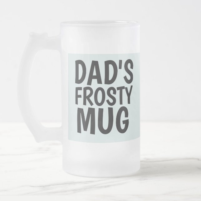PAPPA FROSTY FARS DAG FROSTED GLASS Mugg (Vänster)