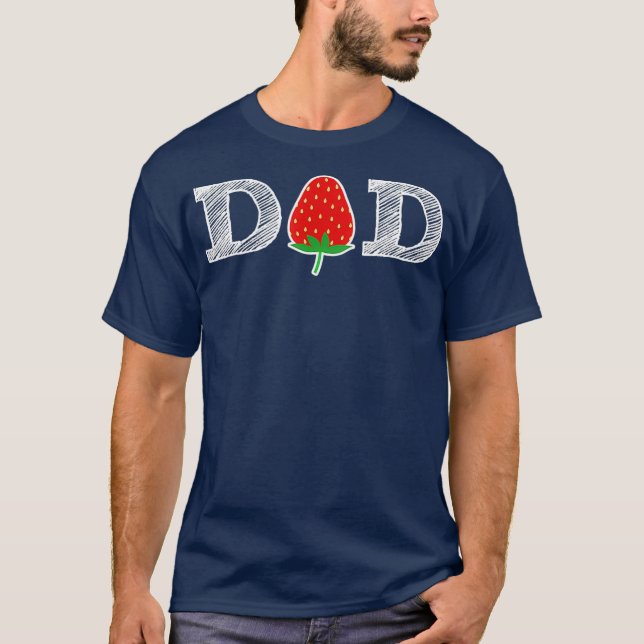 Pappa Fruit Gift Berry Far T Shirt (Framsida)