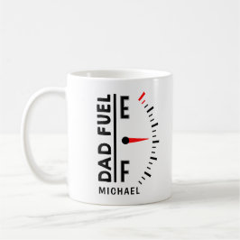 Pappa Fuel Funny Fars dag Birthday Personlig Kaffemugg