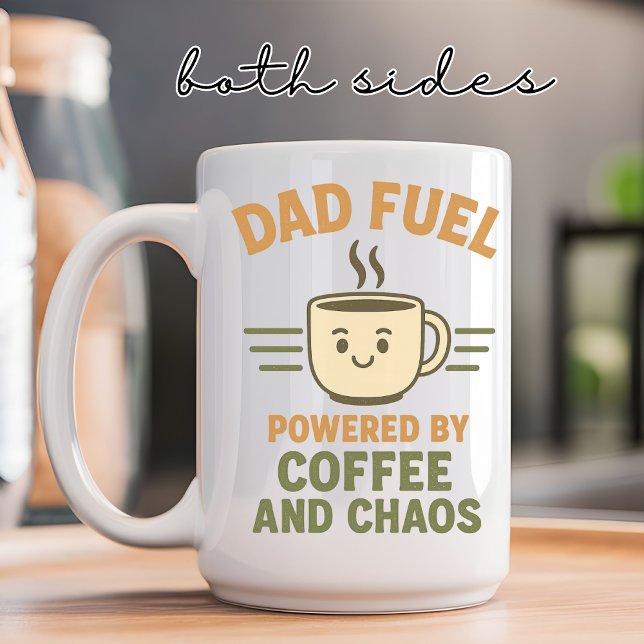 Pappa Fuel Mugg - Funny Gift för Pappa, Pappa, Man (dad mug, papa mug, father’s day mug, birthday gift for him, Christmas gift for dad, coffee mug )