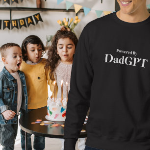 Pappa Funny Birthday - Med pappaGPT i spetsen - Ai Lång Ärmad Tröja