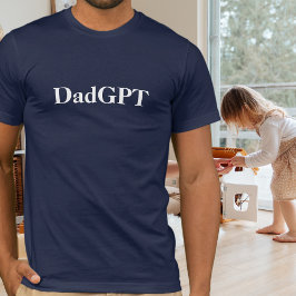 Pappa Funny Birthday PappaGPT Med AI & Pappa Joke T Shirt