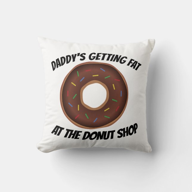 PAPPA FUNNY DONUT DEKORATIV KUDDE (Framsida)