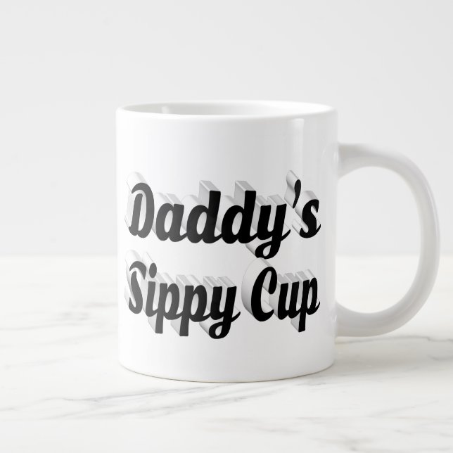 Pappa Funny Fars dag Jumbo Mugg (Höger)